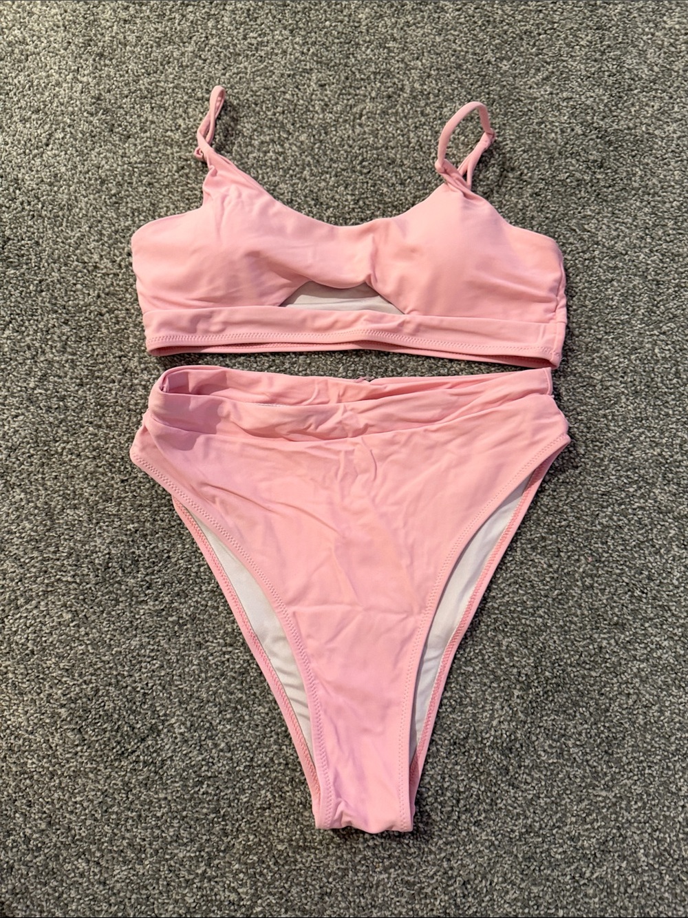 Pink Two-Piece Bikini Set - Picture 2 of 3